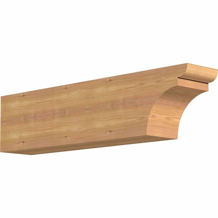 Ekena Millwork Yorktown Smooth Rafter Tail, Western Red Cedar, 5 1/2"W x 8"H x 32"L RFT06X08X32YOR00SWR